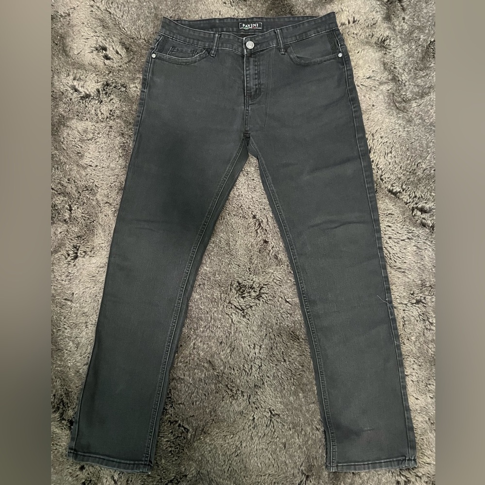 Pacino Men’s Black Straight Leg Jeans Size 34x32